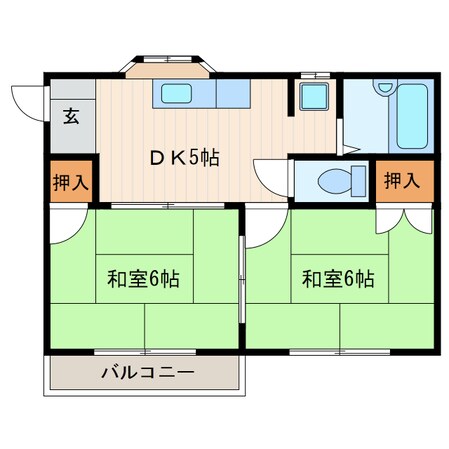 掛川駅 徒歩16分 2階の物件間取画像